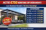 ACTIE, ACTIE  VERANDA, OVERKAPPING, GLAZENSCHUIFWANDEN, Tuin en Terras, Ophalen of Verzenden, Veranda