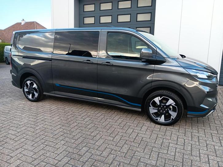 Ford Transit Custom SPORT L2 AUT driver ass pack 6 360cam, Auto's, Ford, Bedrijf, Te koop, Transit, 360° camera, ABS, Achteruitrijcamera