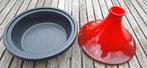 Le Creuset tagine, Gietijzer, Nieuw, Ophalen of Verzenden, Keramische plaat