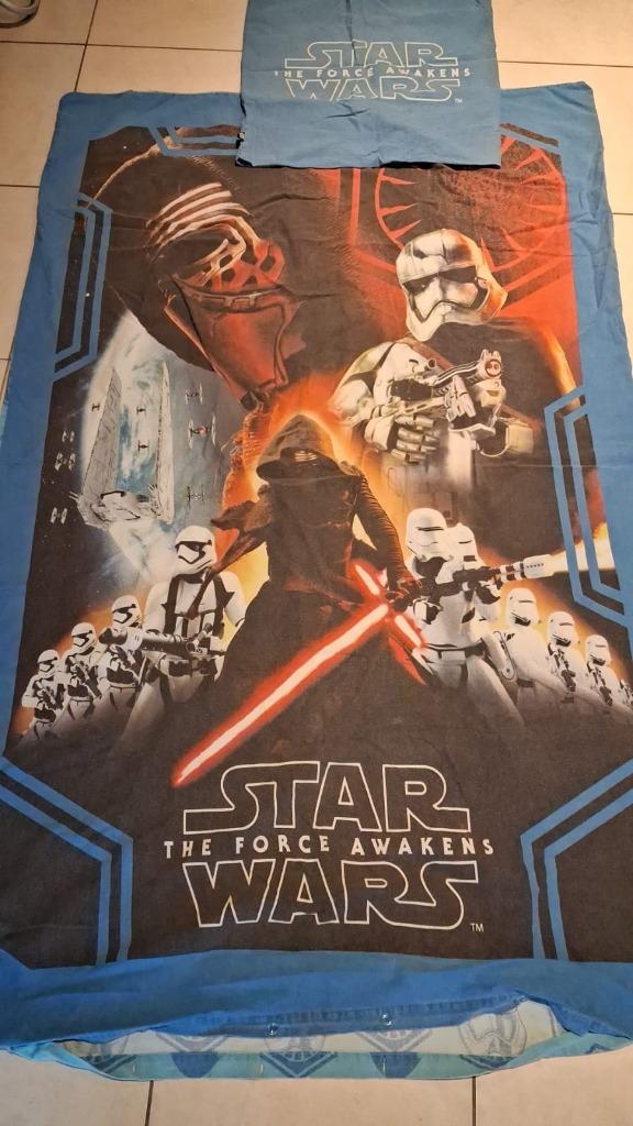 flanellen dekbed overtrek starwars 1 persoon, Ophalen, Gebruikt, Overige kleuren, Dekbedovertrek