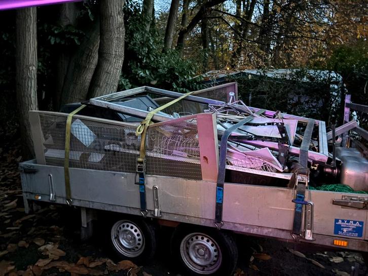 Oude metalen LP, Bricolage & Construction, Métaux, Comme neuf, Aluminium, Enlèvement