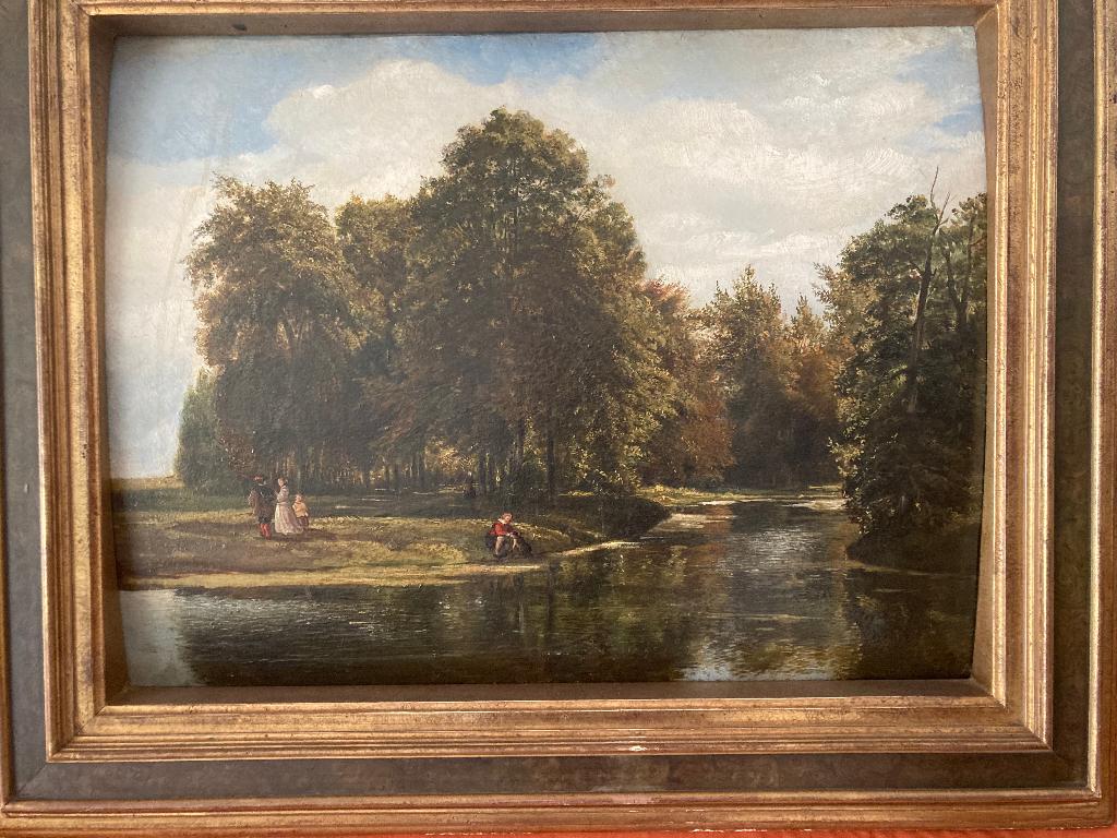 Tableau 19 siècle (Signé), Antiquités & Art, Art | Peinture | Classique, Enlèvement