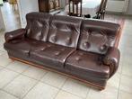 Salon, Huis en Inrichting, Zetels | Zetels, Ophalen, Gebruikt, Driepersoons, Hout