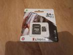 64Gb Kingston carte SD, Neuf, SD, Téléphone, 64 GB