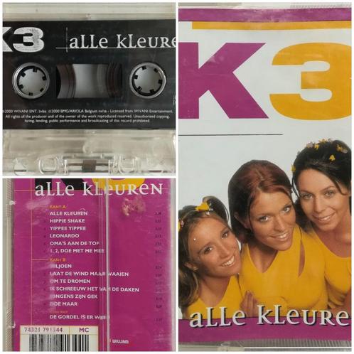Gezocht: Cassettebandje K3 ‘Alle Kleuren’, CD & DVD, Cassettes audio, Envoi