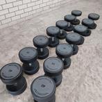Technogym Pu dumbells set 26 kilo tot 40 kilo, Ophalen, Zo goed als nieuw