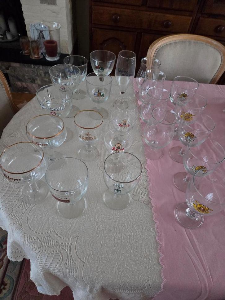 bierglazen 48 stuks, Collections, Verres & Petits Verres, Enlèvement ou Envoi