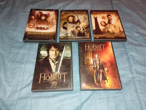 A vendre lot de 5 DVD Le seigneur des anneaux et hobbit, CD & DVD, DVD | Science-Fiction & Fantasy, Comme neuf, Science-Fiction