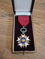 Medailleorderkroon België oude versie in zilver, Postzegels en Munten, Penningen en Medailles, Ophalen of Verzenden, Zilver