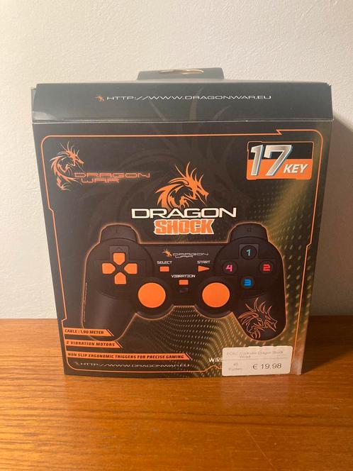 Dragon War Dragon Shock Wired Controller, Computers en Software, Joysticks, Nieuw, Ophalen of Verzenden