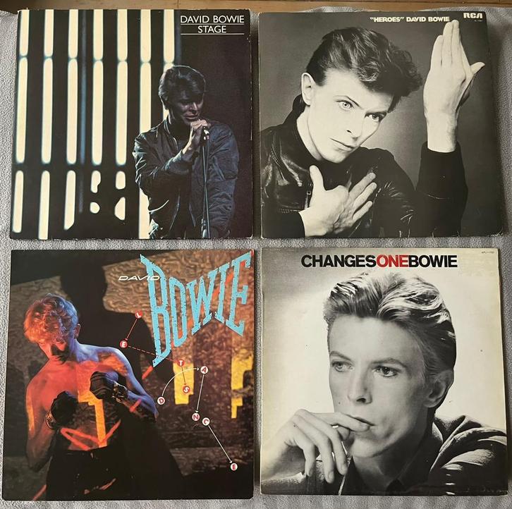 David Bowie LP Set – 4 Klassieke Albums, Cd's en Dvd's, Vinyl | Pop, Ophalen of Verzenden