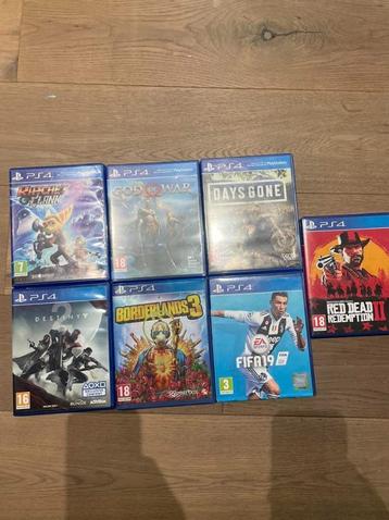 PS4 Games (zeer goede staat) beschikbaar voor biedingen