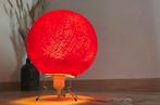 Lampe design boule en fil rouge – ambiance chaleureuse, Ophalen of Verzenden, Zo goed als nieuw, Metaal