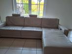 Lederen zetel met elektrisch verstelbare chaise longue, Huis en Inrichting, Fauteuils, Ophalen, Gebruikt, Leer, 75 tot 100 cm