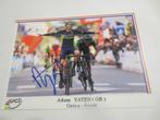wielerkaart 2017 team scott adam yates   signe, Sports & Fitness, Cyclisme, Comme neuf, Envoi