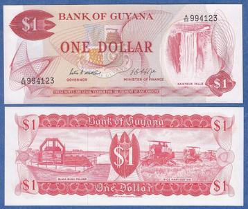 Guyana 1 dollar 1989 UNC (negen) beschikbaar voor biedingen