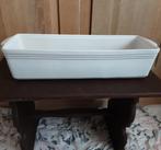 Nieuwe grote geglazuurde keramieke bloembak L45cm, Nieuw, Minder dan 40 cm, Aardewerk, Rechthoekig
