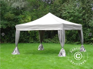 Gazebo 4m x 4m te huur + gratis levering en montage incl. beschikbaar voor biedingen