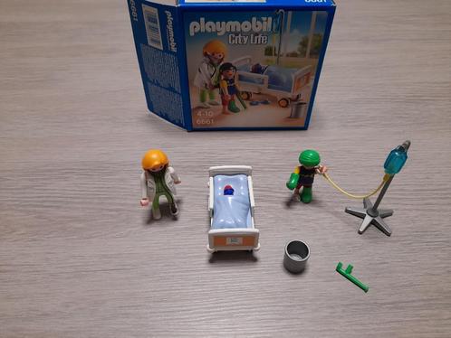 Playmobil Ziekenhuiskamer met arts - 6661, Kinderen en Baby's, Speelgoed | Playmobil, Zo goed als nieuw, Complete set, Ophalen of Verzenden