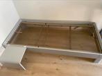 Eenpersoonsbed Auping Auronde 90cm x 2m Grijs, Huis en Inrichting, Slaapkamer | Bedden, Ophalen, 90 cm, Eenpersoons, 200 cm