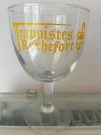 Bierglazen Trappistes Rochefort geel logo, Ophalen, Zo goed als nieuw