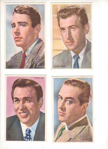 Old Movie Stars/Kwatta/Hommes/7 pièces, Envoi, Comme neuf, Film, Photo ou Carte