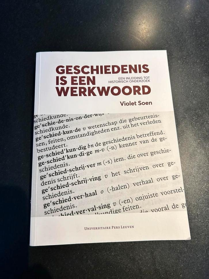 Geschiedenis is een werkwoord, Boeken, Politiek en Maatschappij, Nieuw, Ophalen of Verzenden