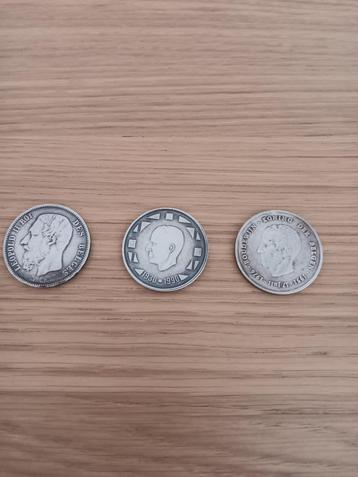 Set Belgische zilveren munten