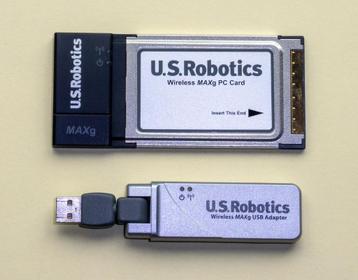 US Robotics Wireless MAXg PC Card & USB adapter