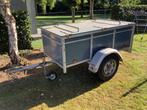 Zeer stevige aanhangwagen met deksel, Ophalen, Zo goed als nieuw