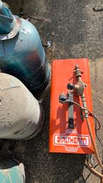 Gas brander sial therm met vier gasflessen, Doe-het-zelf en Bouw, Verwarming en Radiatoren, Ophalen, Zo goed als nieuw