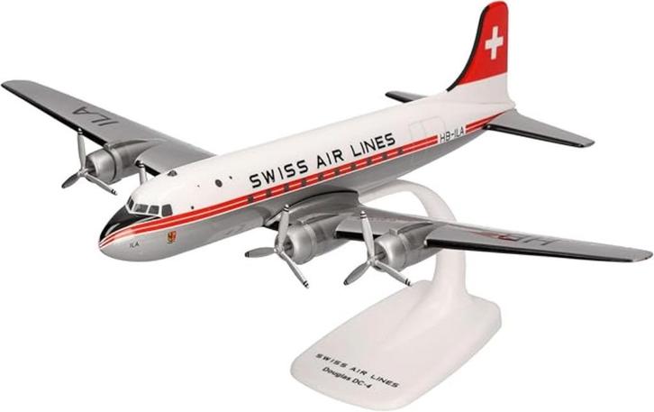 Modèle d'avion Herpa Swissair Douglas DC 4 LIVRAISON GRATUIT, Hobby & Loisirs créatifs, Modélisme | Avions & Hélicoptères, Neuf