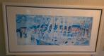 Prachtig kader (een zondag in Dauville) gesigneerd Raoul Duf, Antiek en Kunst, Kunst | Litho's en Zeefdrukken, Ophalen