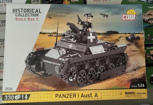 Cobi type Lego Duitse panzer 1 tank type A, Hobby en Vrije tijd, Modelbouw | Auto's en Voertuigen, Zo goed als nieuw, Tank, Ophalen of Verzenden