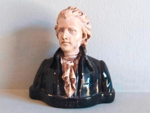 Antieke Franse buste Mozart, Antiquités & Art, Art | Sculptures & Bois, Enlèvement ou Envoi