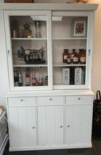 Witte buffetkast te koop, Huis en Inrichting, Ophalen, Gebruikt, 100 tot 150 cm, Landelijk