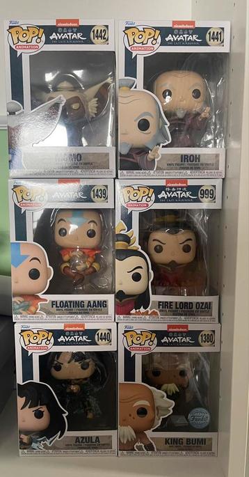 6 Funko's The last Airbender disponible aux enchères