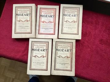 WOLFGANG AMÉDÉE MOZART - 5 volumes  disponible aux enchères