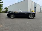 Austin Healey 3000 MKII BJ7 - BTW AUTO, Auto's, 4 zetels, Achterwielaandrijving, Beige, Metaalkleur
