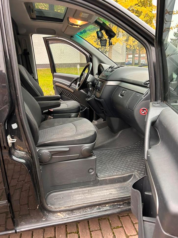 Mercedes vito, Auto's, Mercedes-Benz, Particulier, Vito, Airconditioning, Diesel, Euro 5, Automaat, Zwart, Zwart, Stof, Achterwielaandrijving