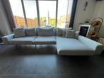 Zitbank met lounge, Huis en Inrichting, Zetels | Zetels en Chaises Longues, Ophalen, Zo goed als nieuw, Metaal, Modern