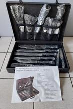 12 delige luxe messenset in koffer, nieuw, Ophalen of Verzenden, Nieuw, Overige materialen, Bestekset