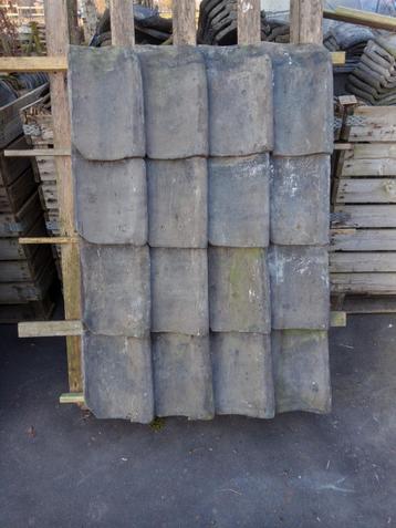 Boomse pannen blauw, Doe-het-zelf en Bouw, Dakpannen en Dakbedekking, Ophalen, Gebruikt, Steen of Klei, Blauw