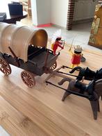 playmobil huifkar met paarden. coboy en indiaan, Kinderen en Baby's, Ophalen of Verzenden, Zo goed als nieuw