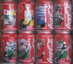 Ensemble complet de 8 canettes de coca cola françaises 1996, Enlèvement ou Envoi, Comme neuf
