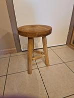 Houten kruk, Maison & Meubles, Tabourets, Enlèvement