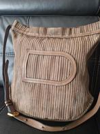 Heel mooie vintage Delvaux, PIN in bruine toile de cuir, Ophalen of Verzenden, Gebruikt, Overige kleuren, Schoudertasje