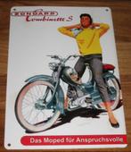 ZUNDAPP : Metalen Bord Brommer Zundapp - Model Combinette S, Envoi, Neuf, Panneau publicitaire