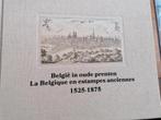 Boek met 350 historische prenten uit Belgie, Verzamelen, Foto's en Prenten, Ophalen, Zo goed als nieuw, Gebouw, Prent