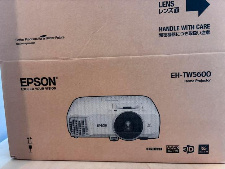 Epson EH-TW5600 beamer thuis - nieuw lampje nodig, TV, Hi-fi & Vidéo, Projecteurs vidéo, Autre technologie, Autres résolutions